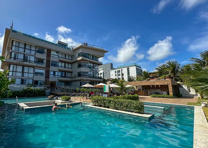 Flat pé na areia na melhor localização de